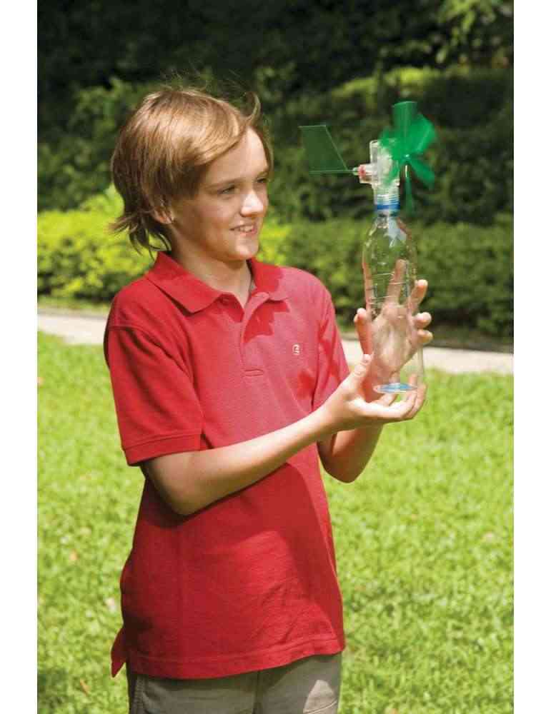 enfant jouant Générateur moulin à vent éolienne - 4M - Green Science
