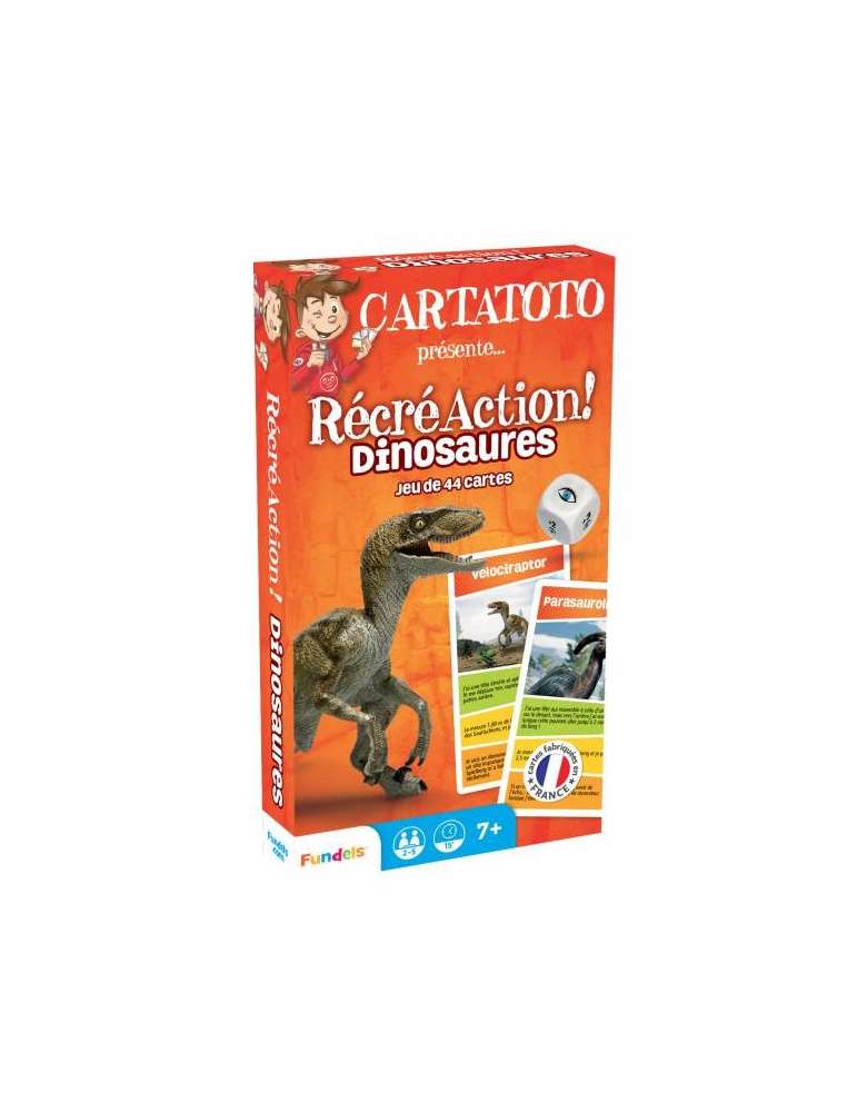Cartatoto RécréAction Dinosaures - Jeu Éducatif