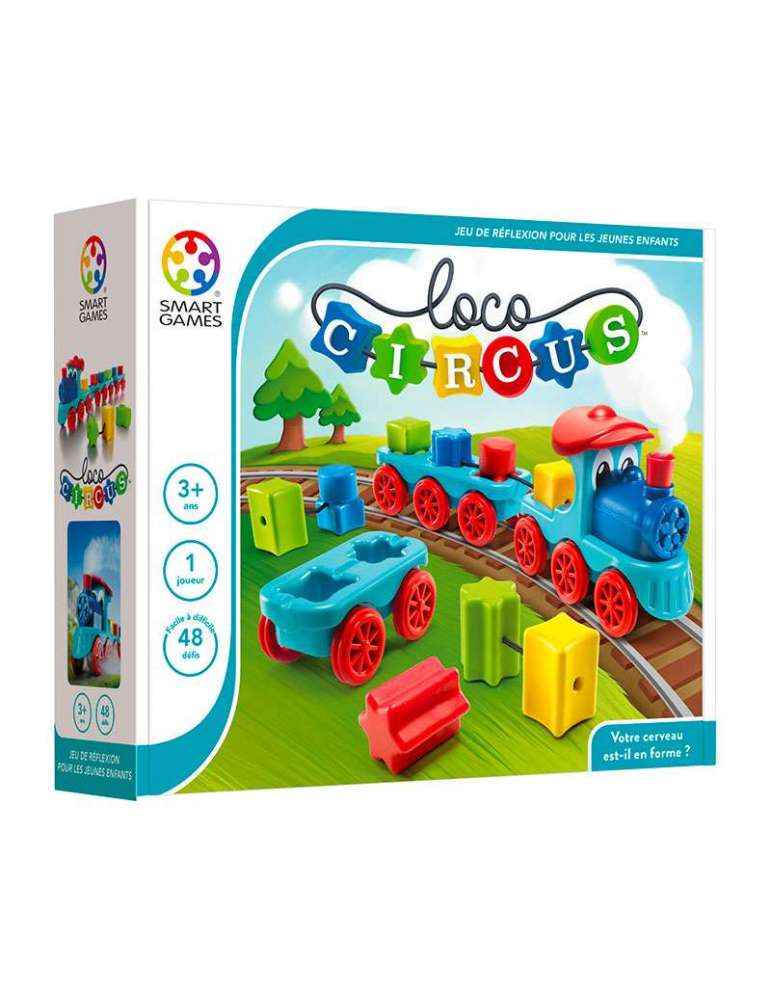 Boite Loco Circus - Casse-tête Éducatif Logique - SMART Games