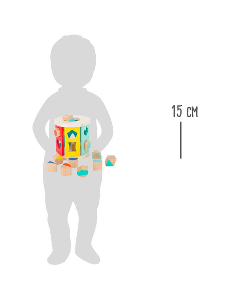 Rouleau de formes à encastrer - Small Foot - Jeu d'éveil