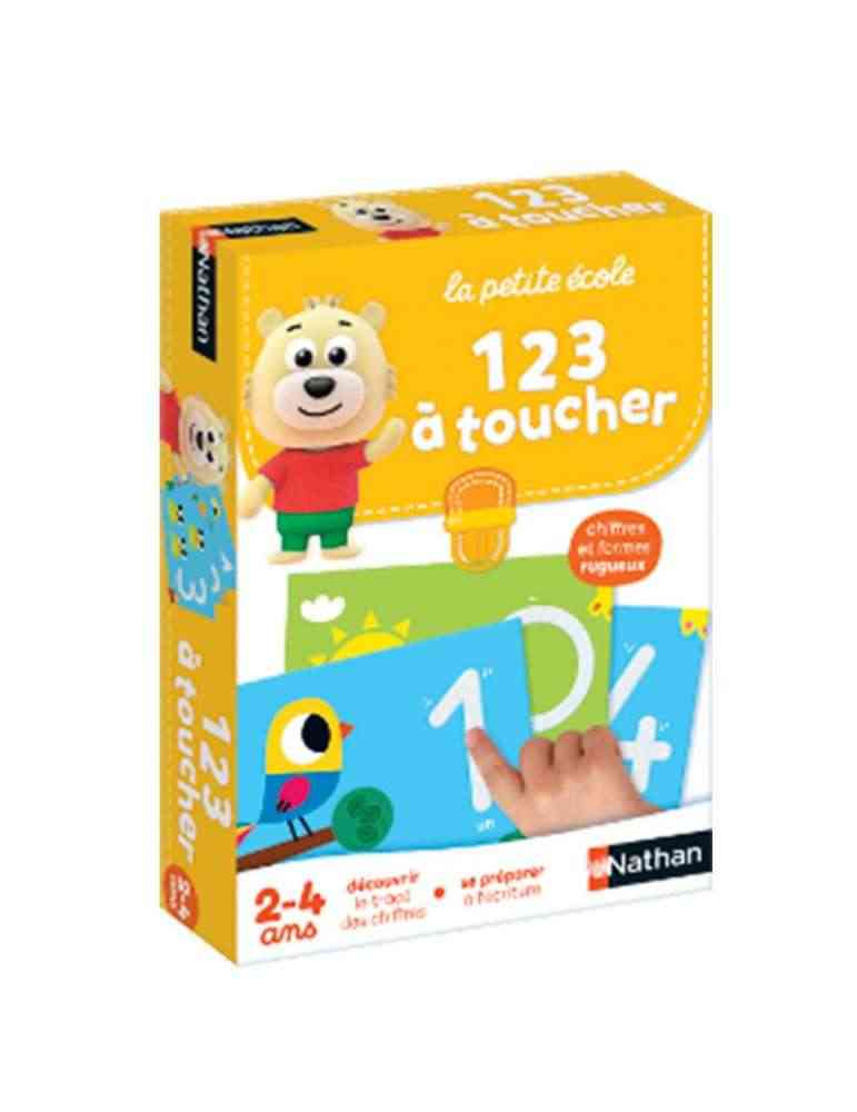 123 à toucher - Nathan - Montessori