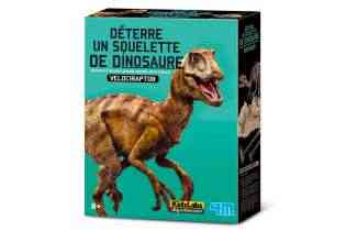Velociraptor Déterre ton Dinosaure 4M - Jouet Scientifique