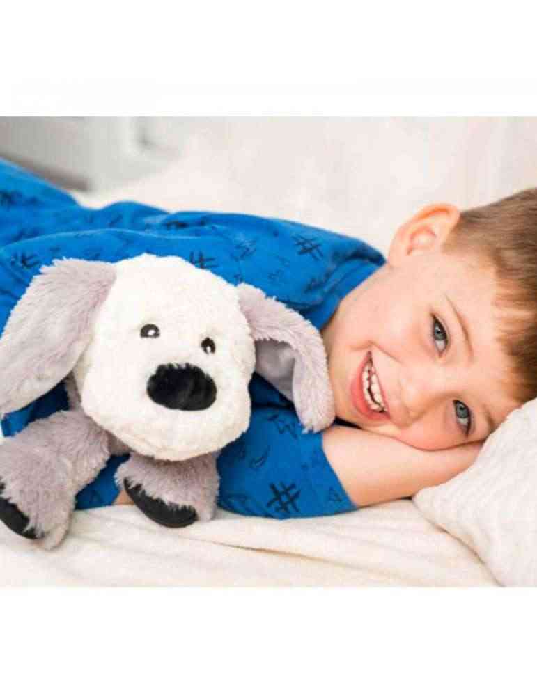 Peluche bouillotte chien